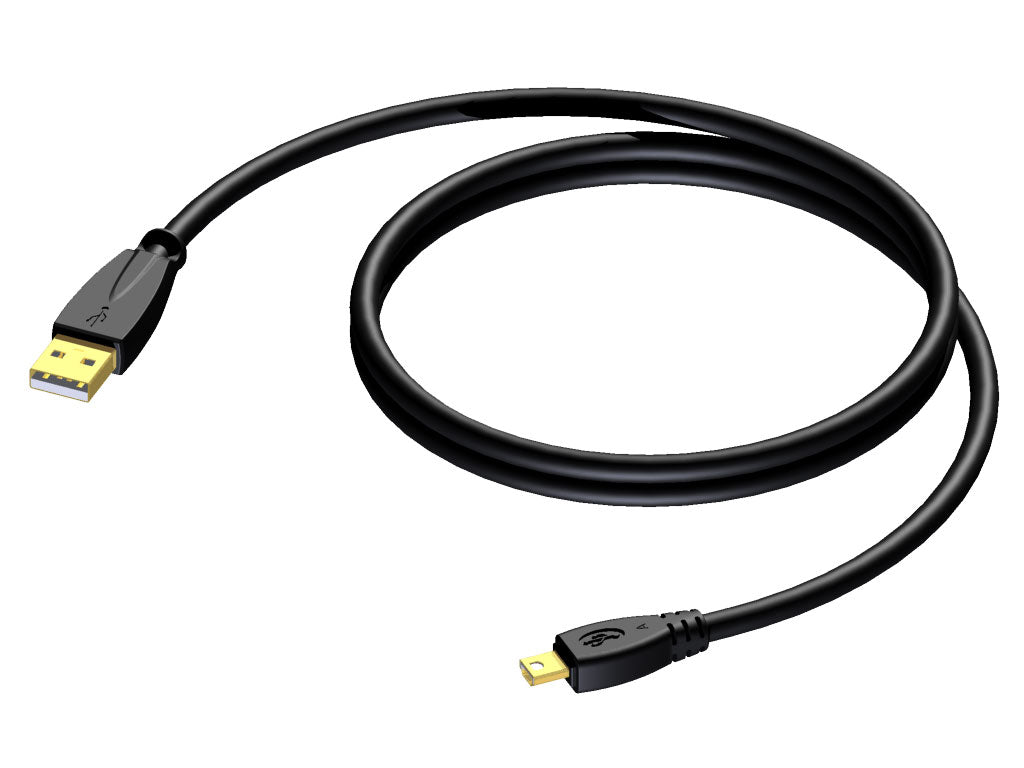 ProCab USB A > USB mini A-kabel 5 meter