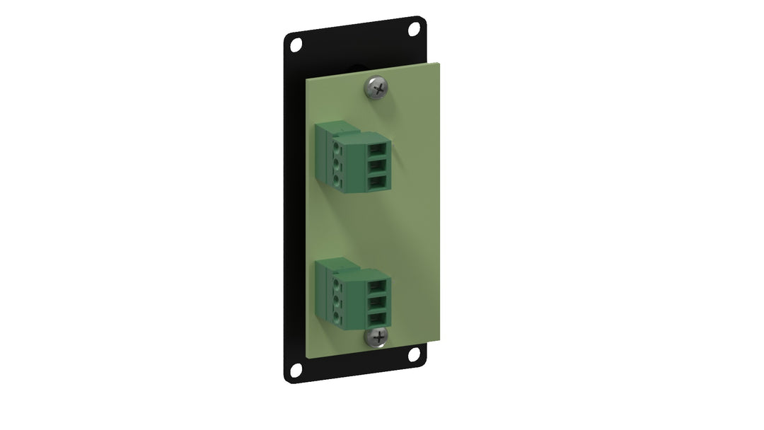 Caymon CASY138 1 plass, plate 2 x 3-pin >3-pin terminal