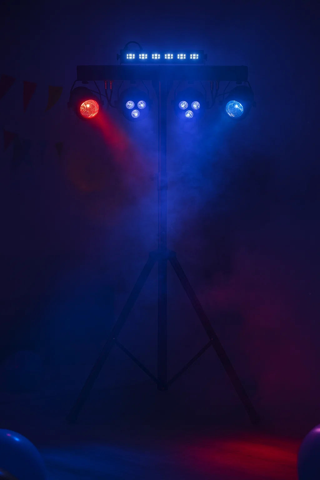 Marconi Castor Party Lyspakke (vask, strobe, UV, ball)