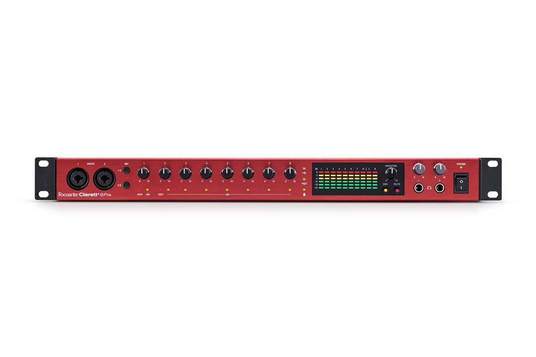 Focusrite Clarett+ 8Pre USB-lydkort