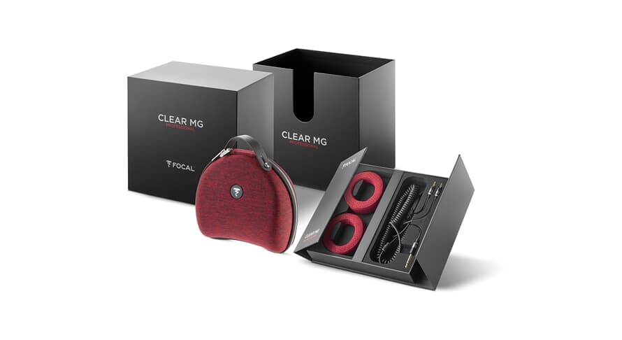 Focal Clear MG Professional Studio-hodetelefoner (røde)