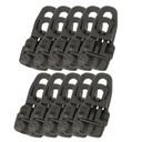 Molton Clips Midi 10 stk. (Svart)