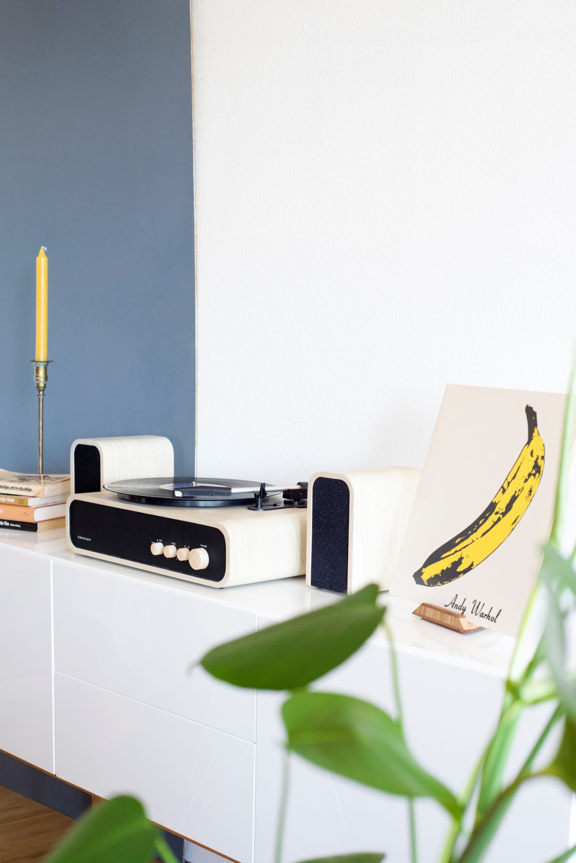 Crosley Gig platespiller med høyttalere (naturlig)