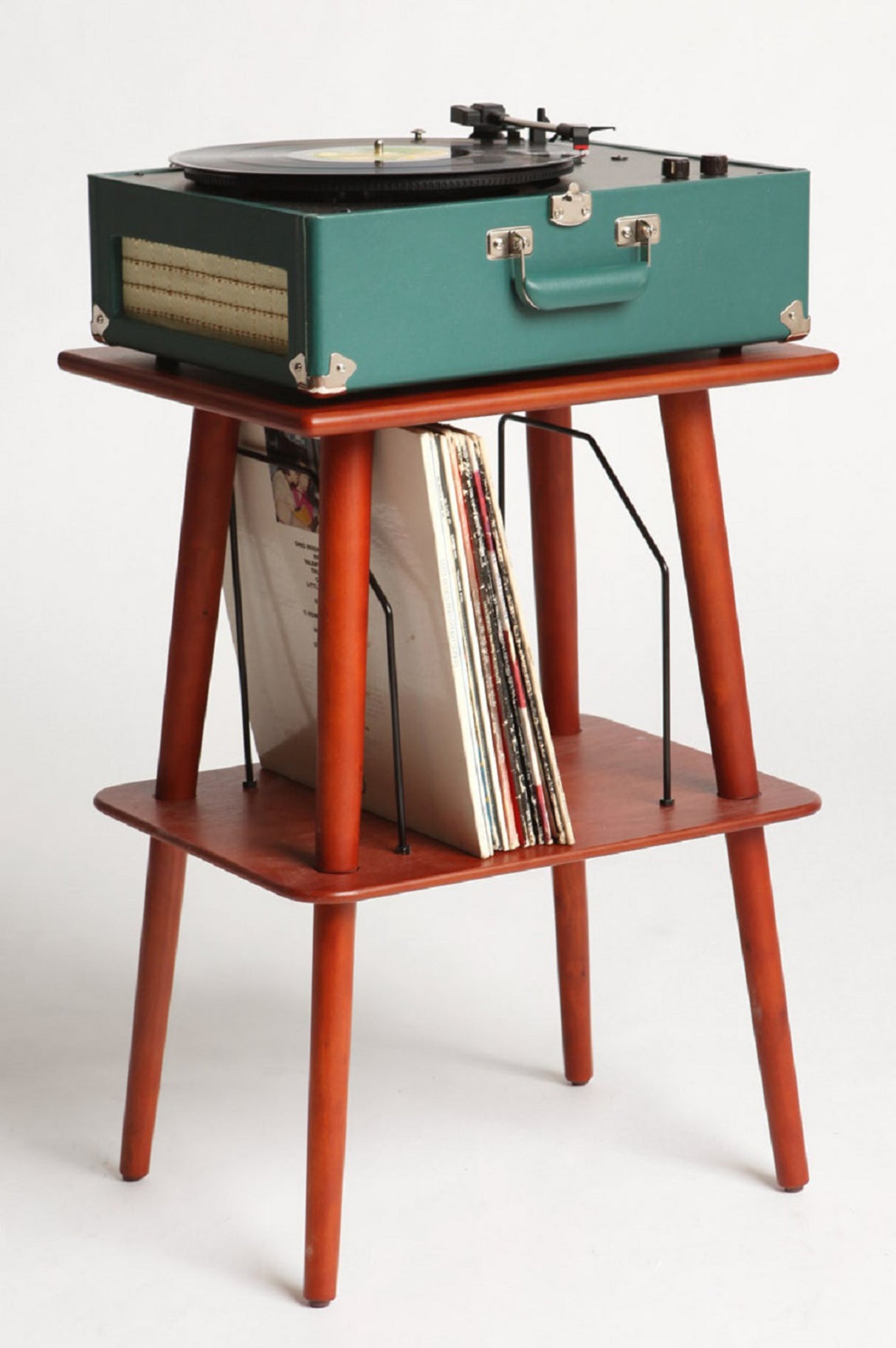 Crosley - Manchester Platespiller Møbel (Paprika)