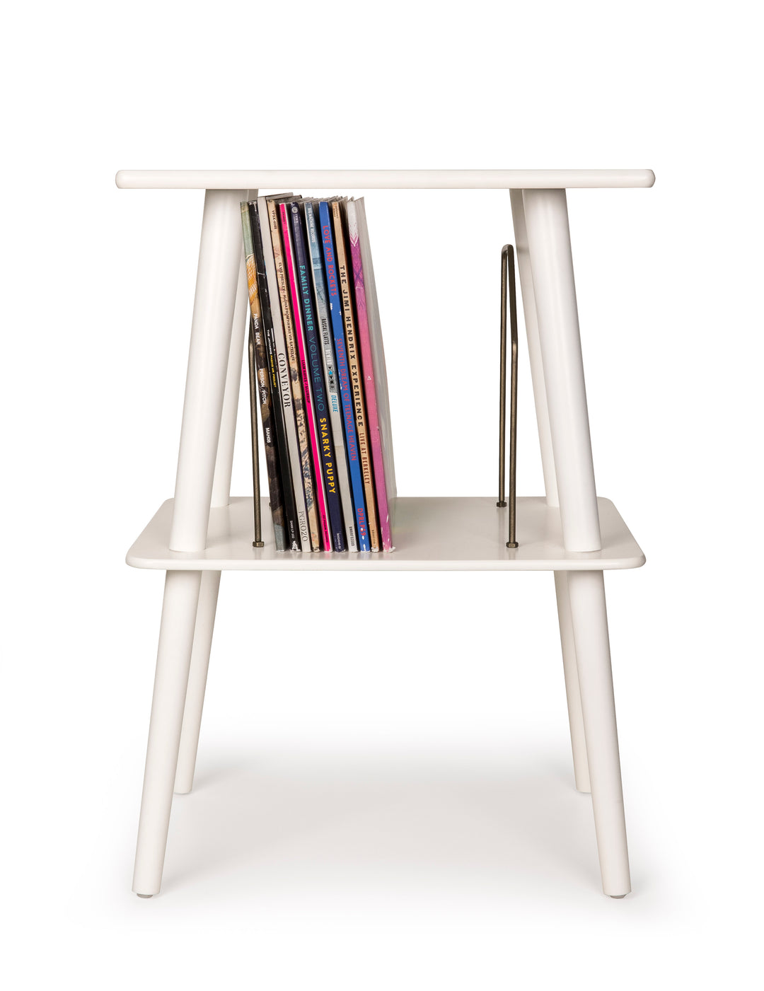 Crosley - Manchester Platespiller Møbel (Hvit)