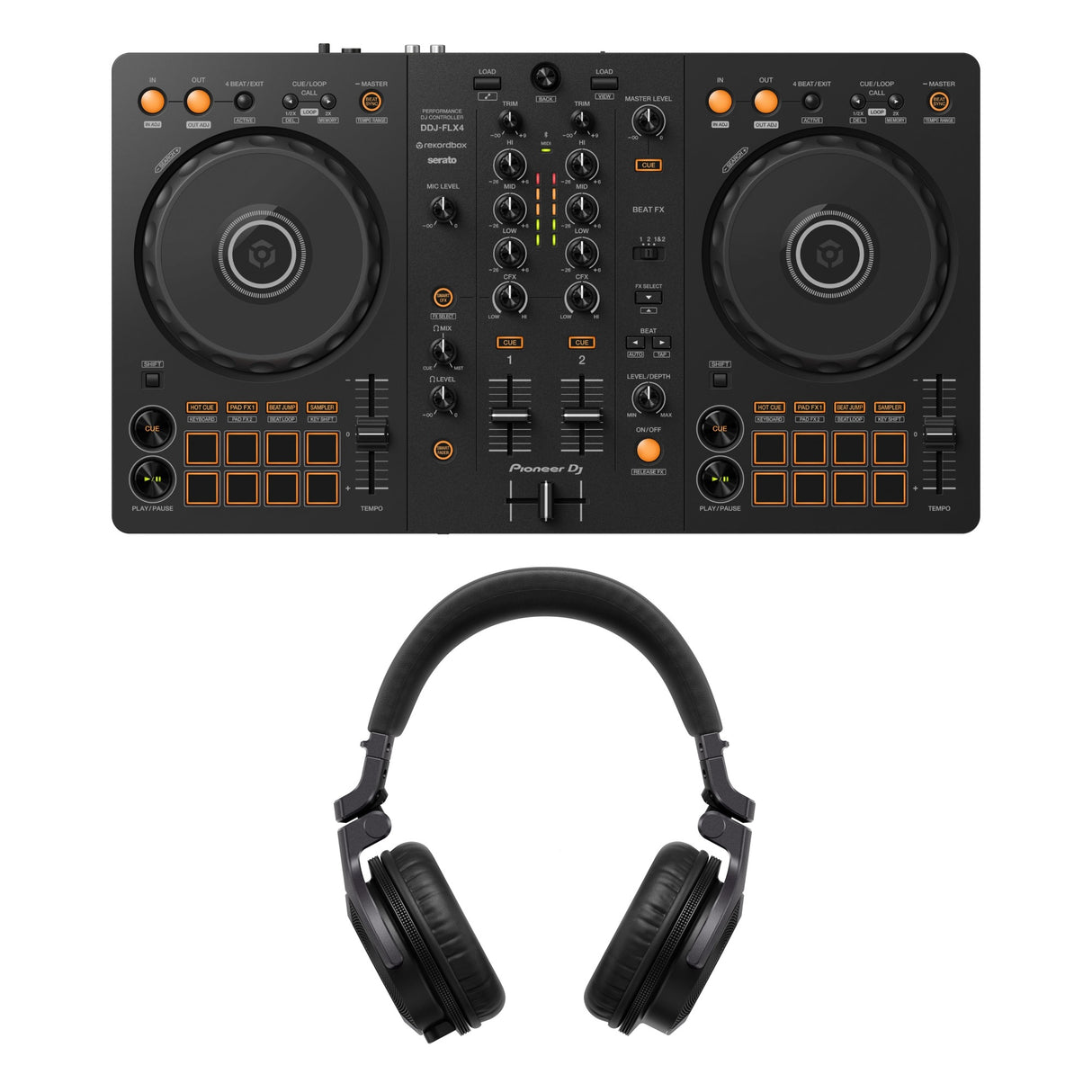 Pioneer DJ FLX4 hodetelefonpakke