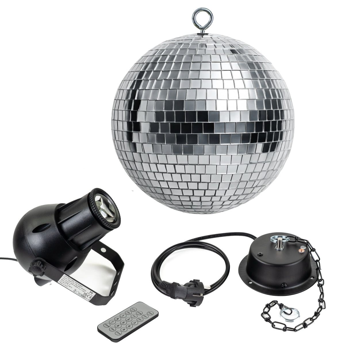 Marconi speilkule med LED (20 cm)