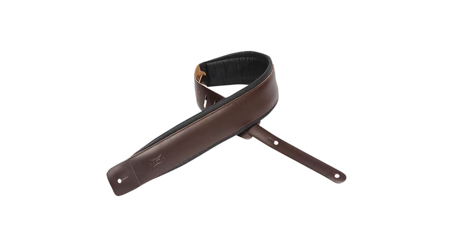 Levys DM1PD gitarrem 3", mørkebrun