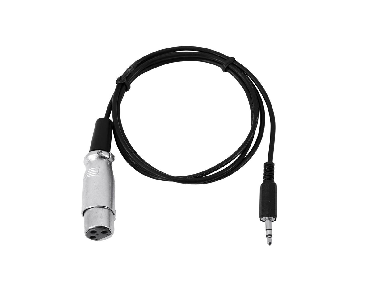 DMX adapter OUT jack 3.5 / XLR 1m
