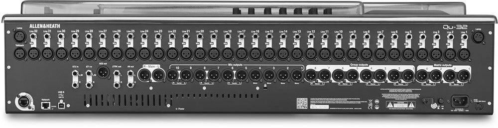 Decksaver Beskyttelses cover for Allen & Heath QU-32