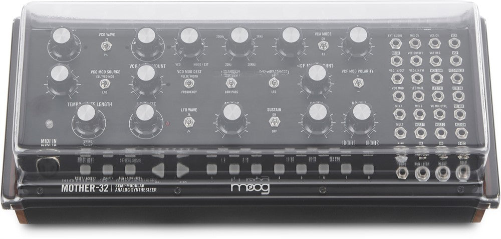 Decksaver-beskyttelses cover til Moog Mother-32/DFAM/Subharmonicon (Soft-Fit)