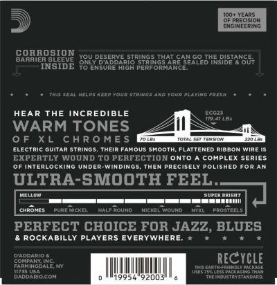 Daddario ECG23 gitarstrenger (ekstra lette, 10-48)