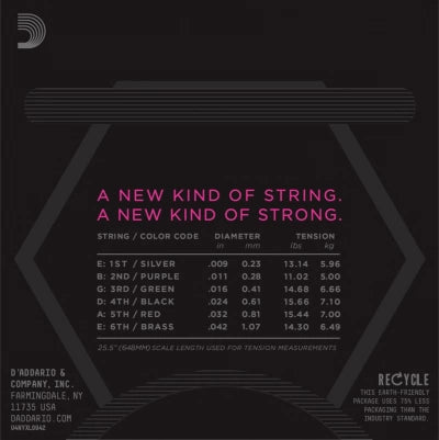 Daddario NYXL gitarstrenger (09-42)