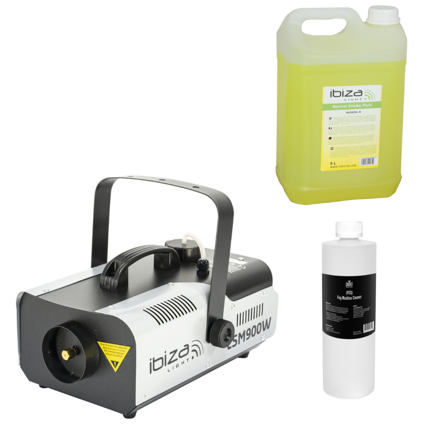 Ibiza Røykmaskin + DMX (1200W) Pakke