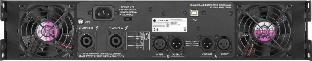 Dynacord L1800FD digital forsterker (2x950W, DSP)