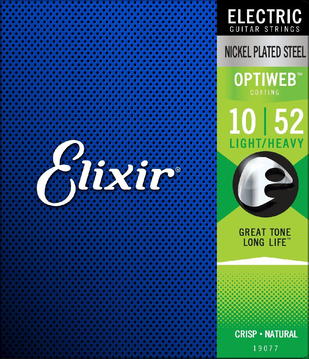Elixir Optiweb gitarstrenger (lette/tunge, 10-52)