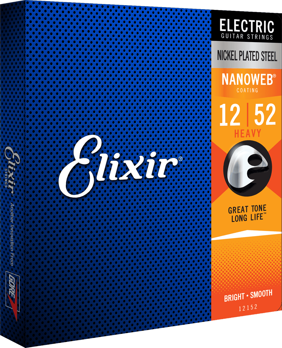 Elixir Nanoweb gitarstrenger (tunge, 12-52)