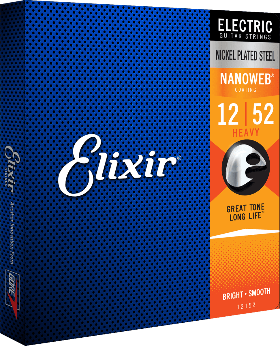 Elixir Nanoweb gitarstrenger (tunge, 12-52)