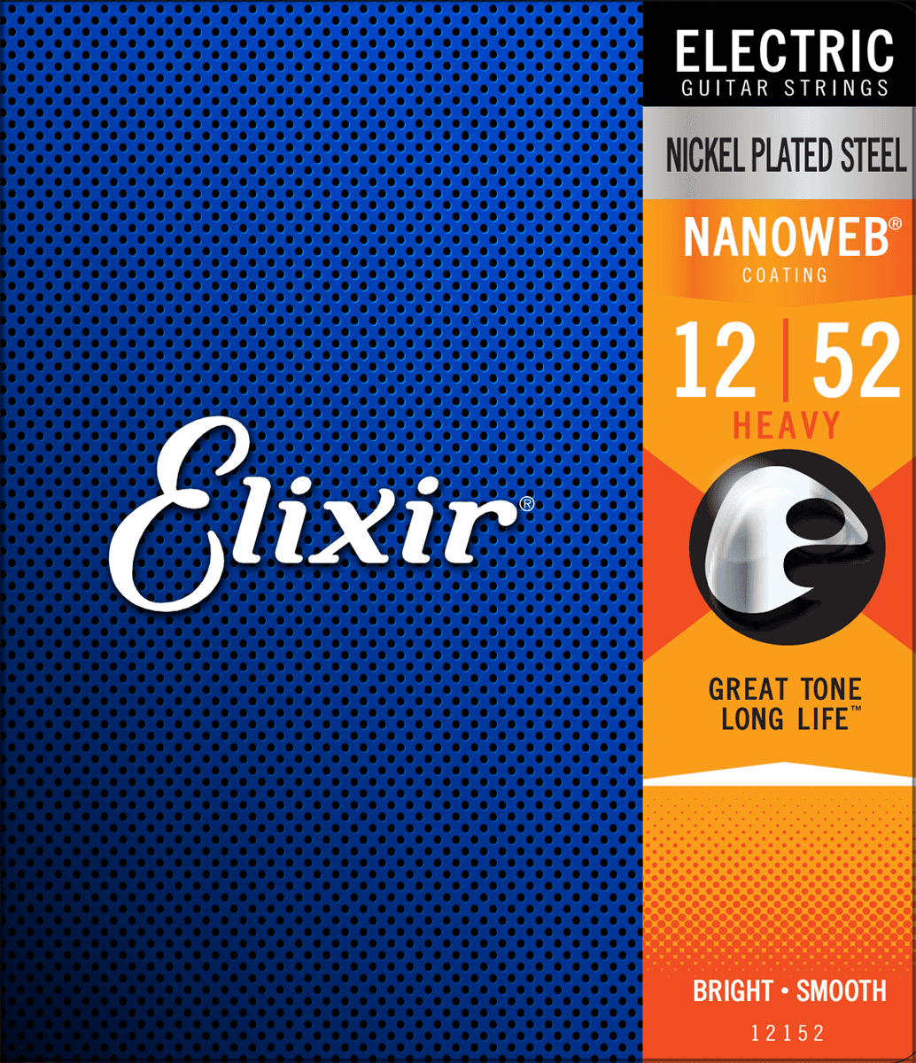 Elixir Nanoweb gitarstrenger (tunge, 12-52)