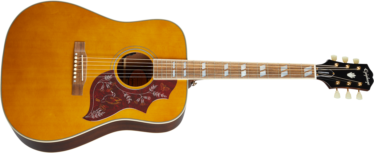 Epiphone Hummingbird Western Guitar ( Aged Natural Antique Gloss )