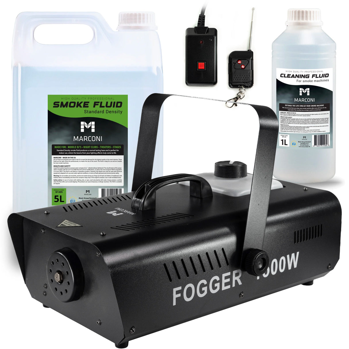 Marconi Røykmaskin (1500W) Pakke