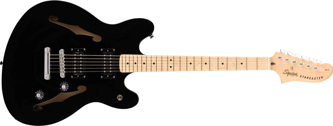 Fender Squier Affinity Starcaster elektrisk gitar (svart)