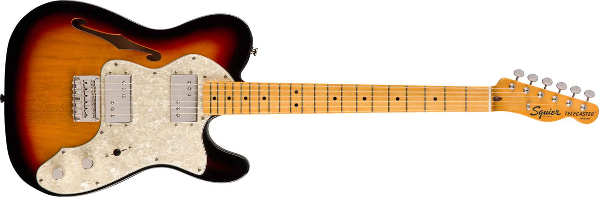 Fender Squier Classic Vibe '70s Custom Telecaster Thinline elektrisk gitar ( Sunburst )