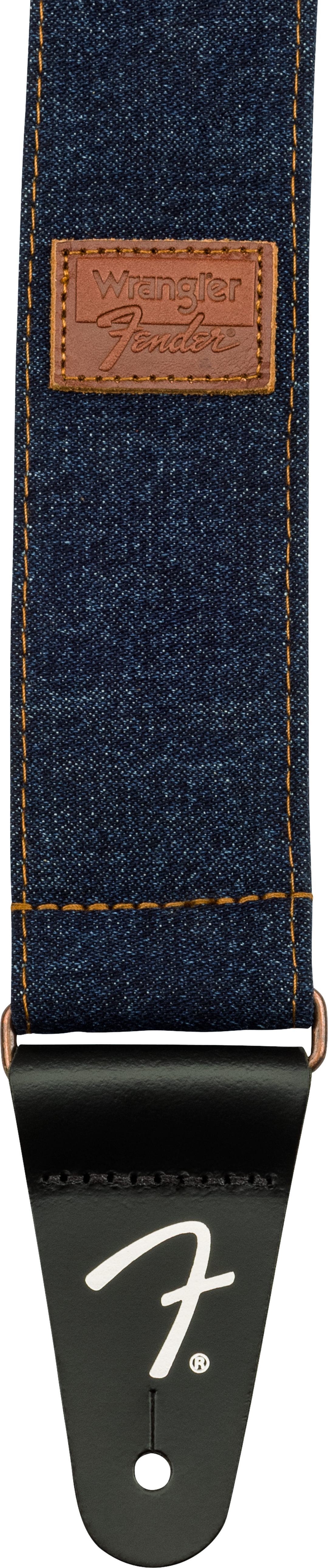 Fender x Wrangler Denim gitarstropp (Mørk Indigo, 2")