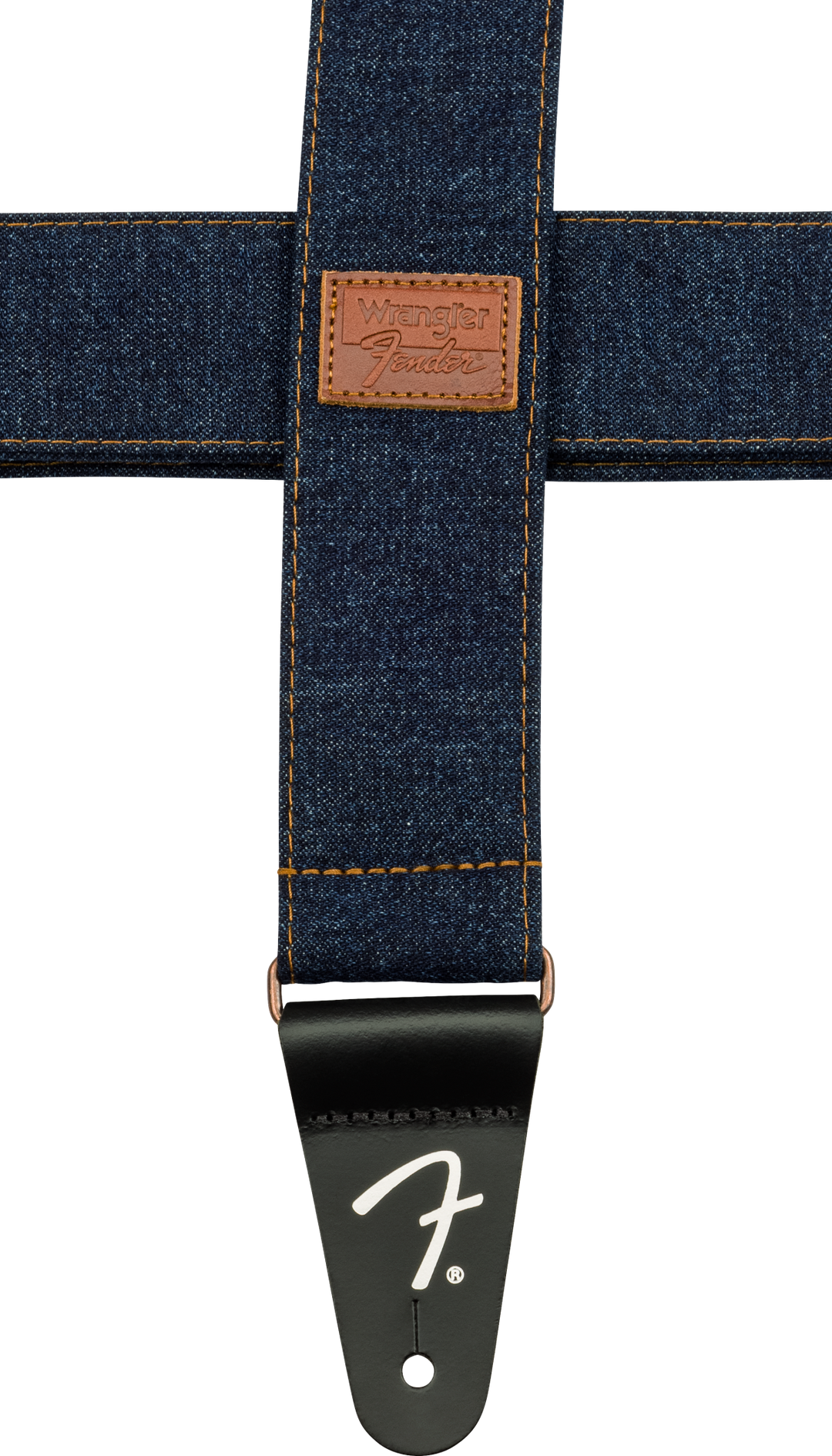 Fender x Wrangler Denim gitarstropp (Mørk Indigo, 2")