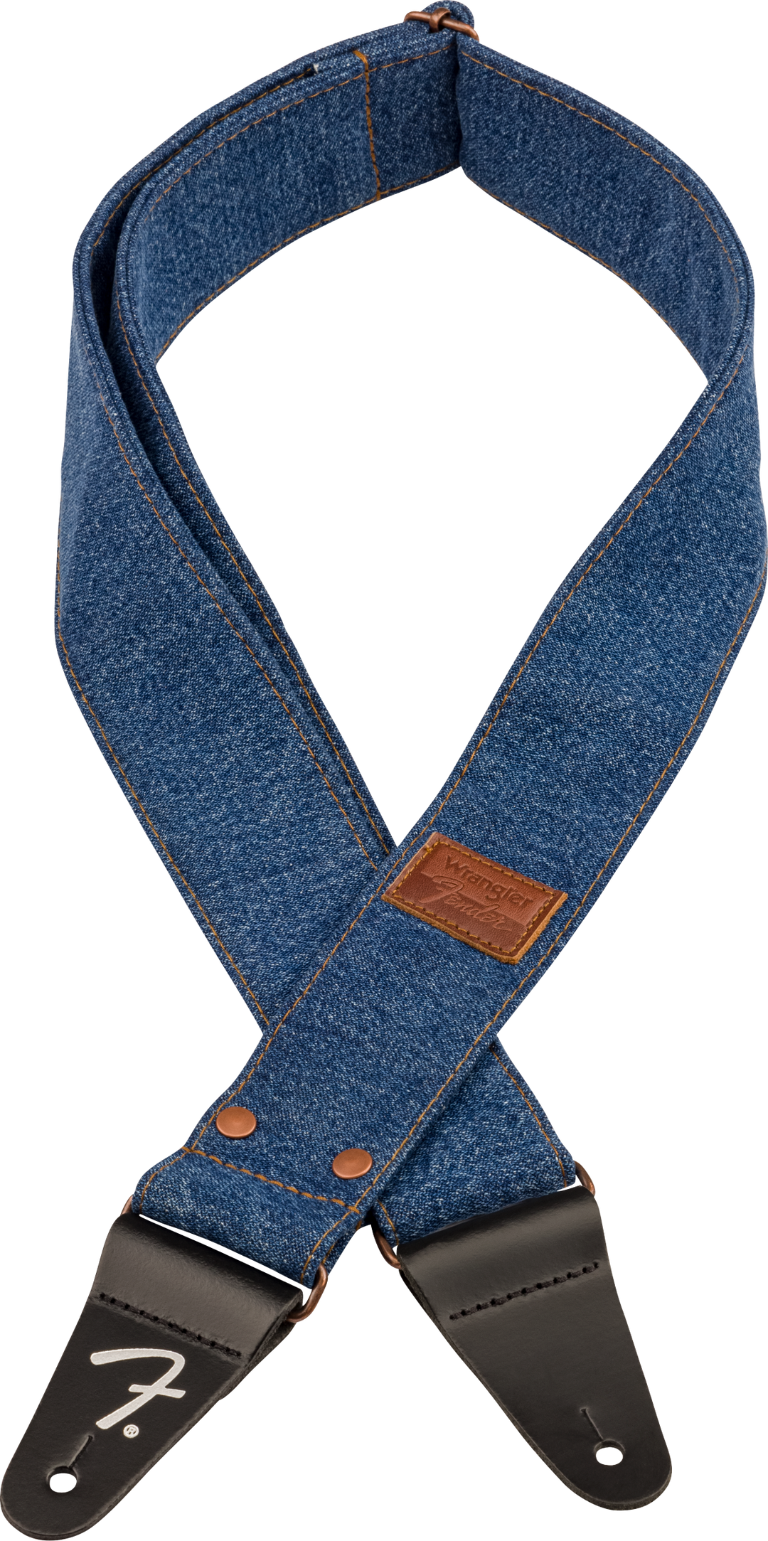 Fender x Wrangler Denim gitarstropp (Indigo, 2")