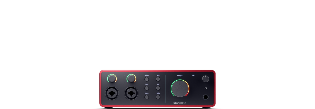 Focusrite Scarlett 4i4 4. generasjons lydkort