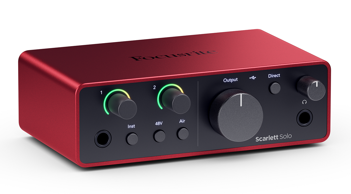 Focusrite Scarlett Solo Studio 4. generasjons lydkortpakke