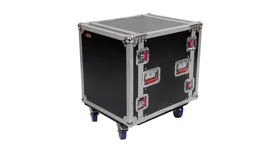 Gator G-TOUR 12U CAST rackcase 12U med hjul
