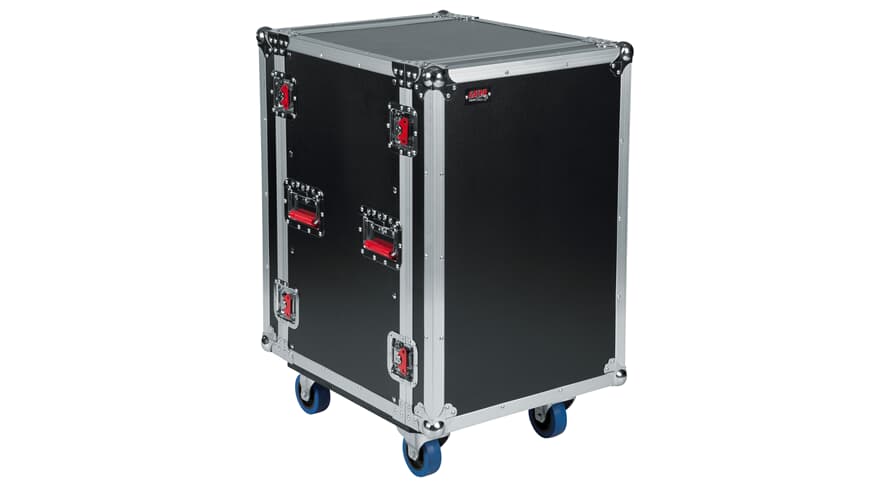 Gator G-TOUR 16U CAST rackcase 16U med hjul