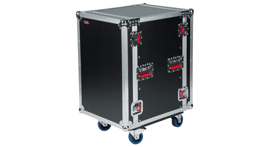 Gator G-TOUR 16U CAST rackcase 16U med hjul