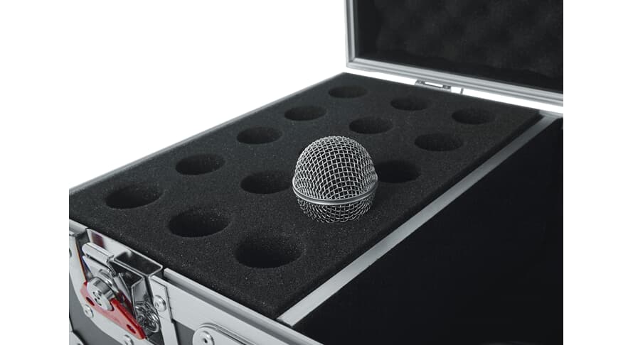 Gator G-TOUR M15 flightcase til 15 mikrofoner