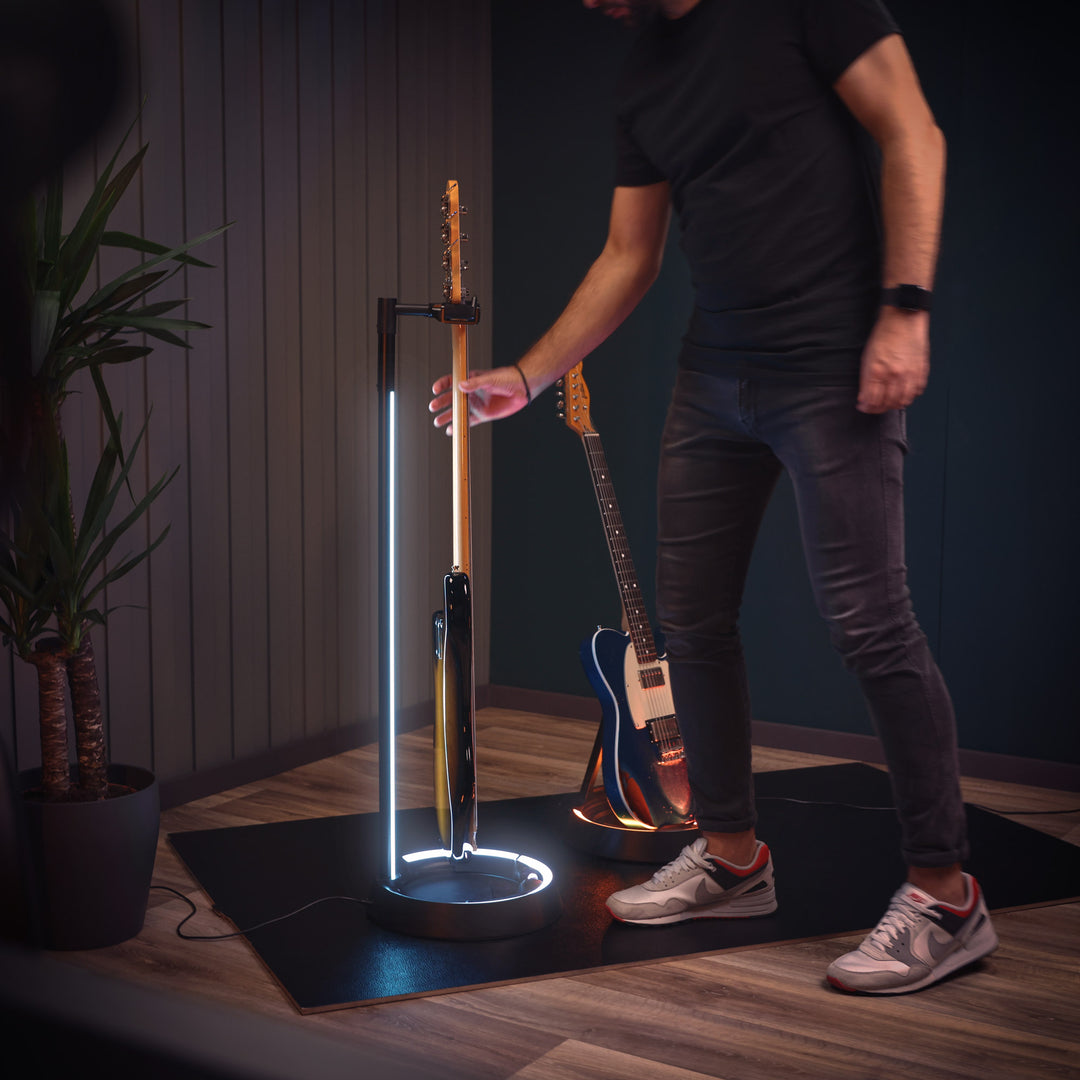 Gravity GS LS 01 NH B - Gitarer GLOW-STAND®, Neckhug