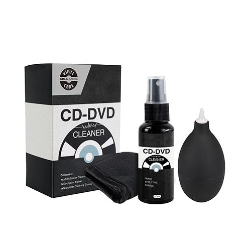 Pusssett for CD- og DVD-plater (3 i 1)