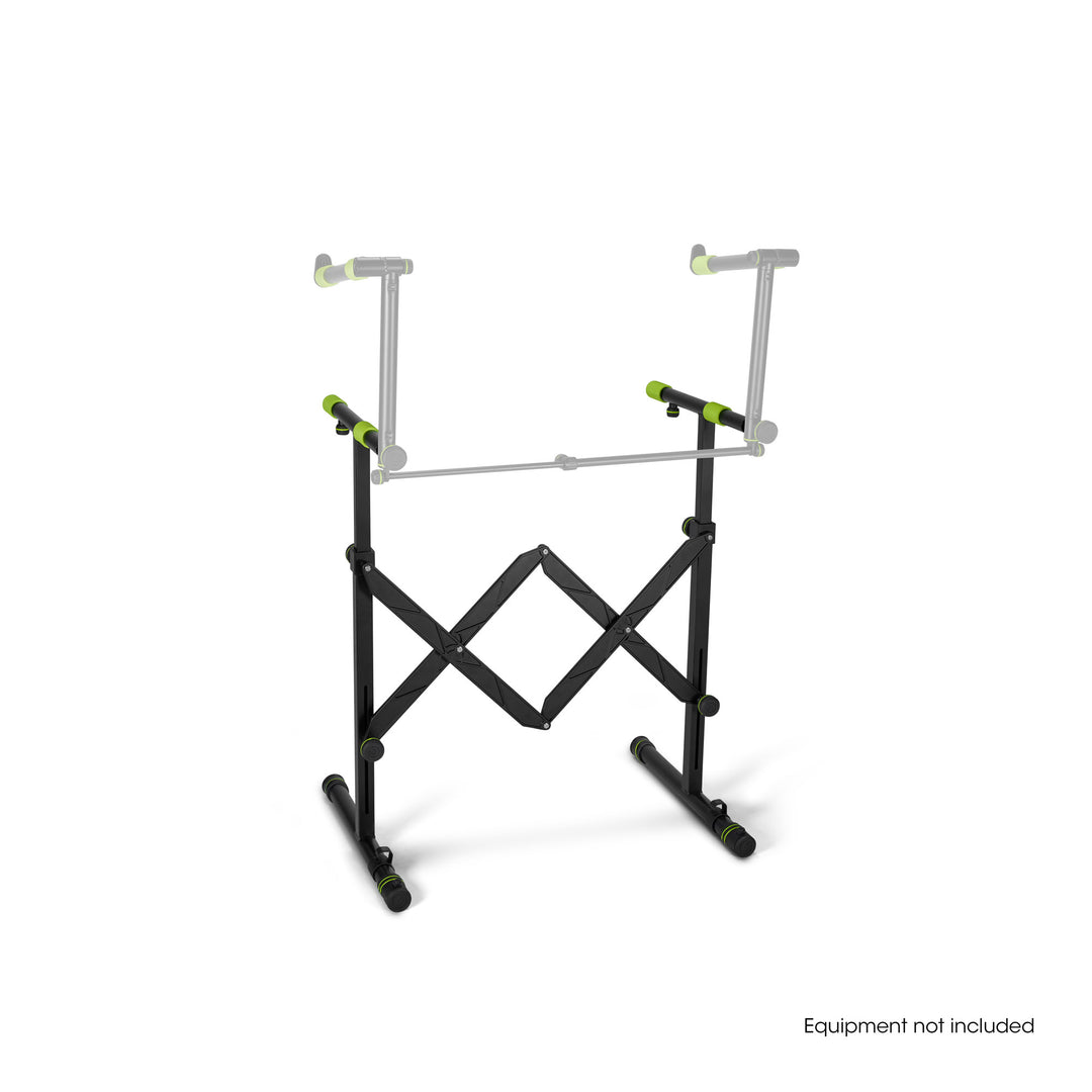 Gravity KS AKS 01 B - Sammenleggbart keyboardstativ med saksemekanisme