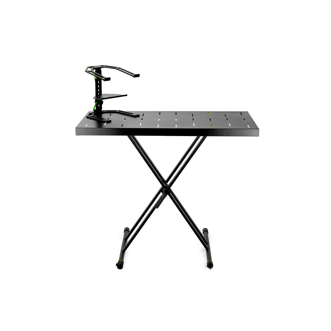 Gravity KSX 2 RD SET 2 - Dobbelt X-formet keyboardstativ og støttebord, sett 2