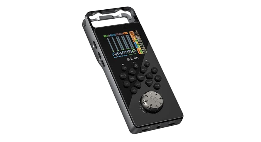 iCon GoLive Pro mobilt streaminggrensesnitt