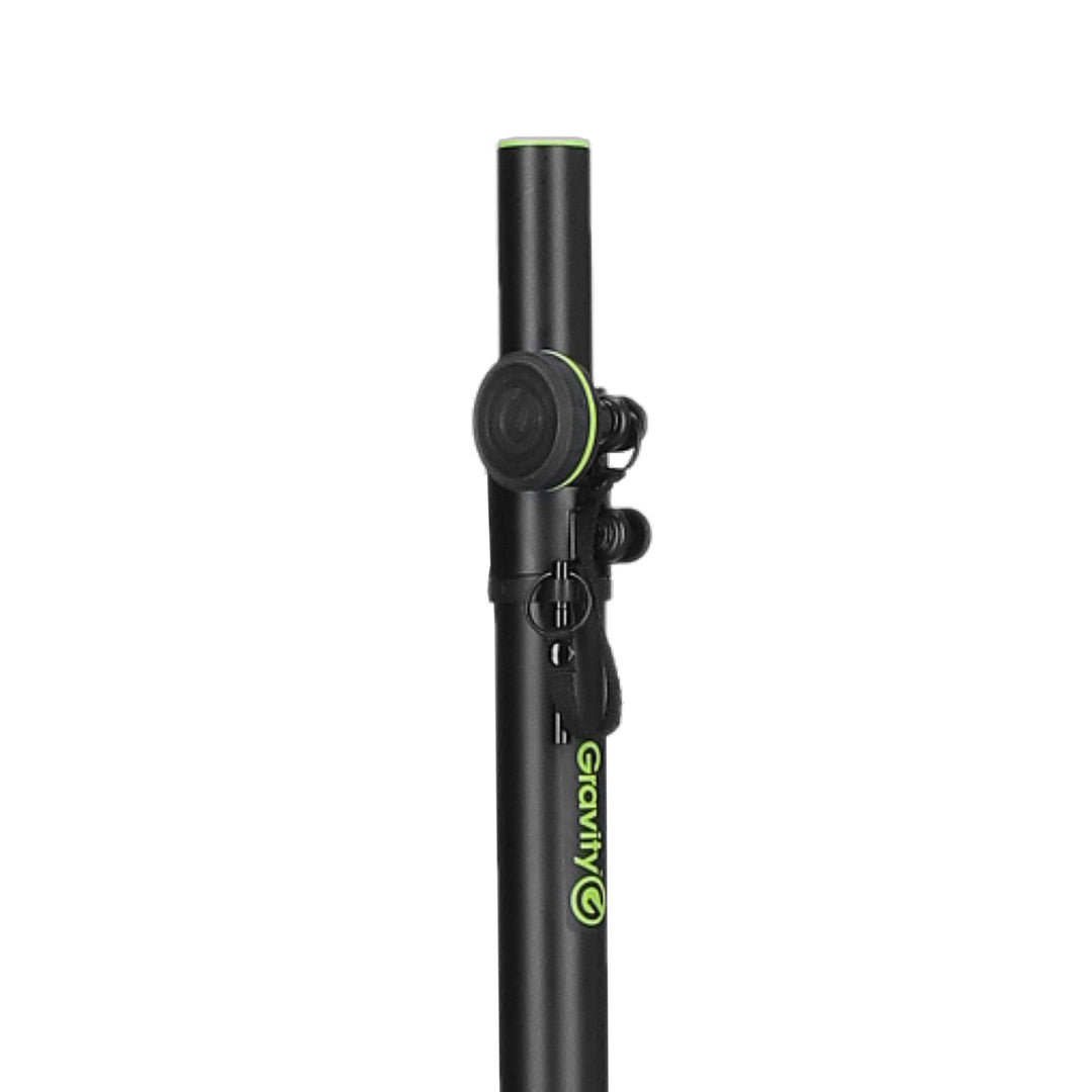 Gravity LS 431 C B - Lysstativ og høyttalerstativ med kompakt, firkantet stålbase og mulighet for off-centre montering