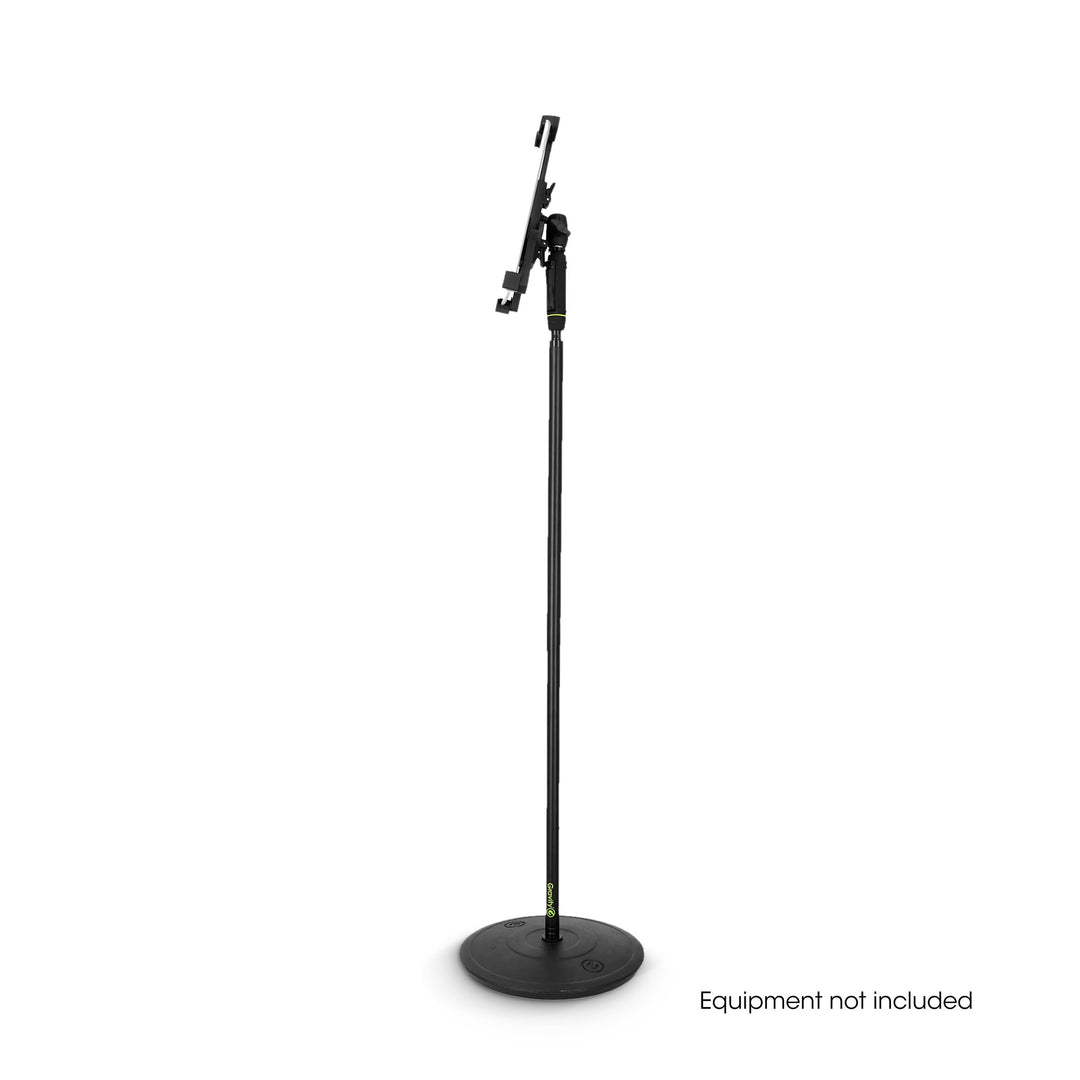 Gravity MA T TH 02 SET 2 - Tablet-holder for reisende og enhånds mikrofonStativ med rund fot
