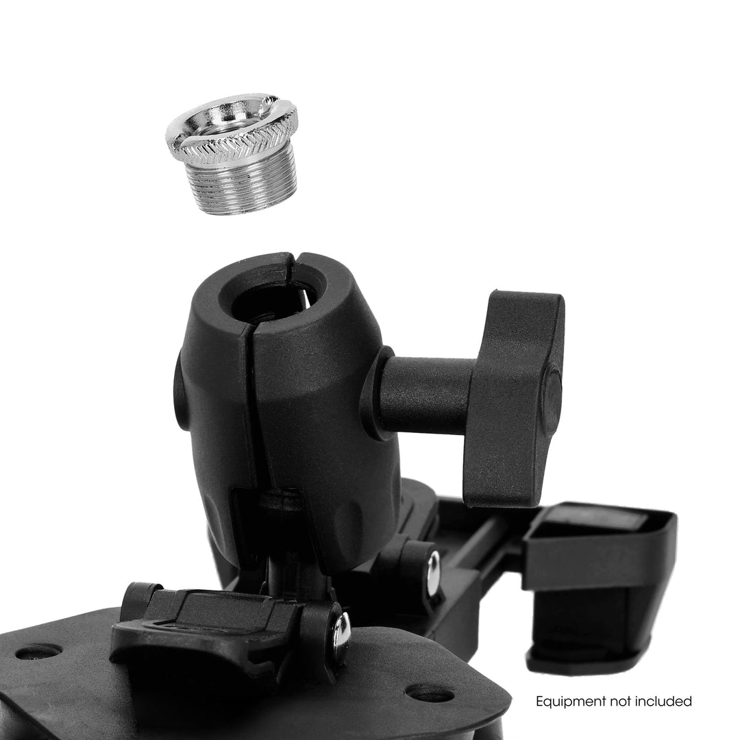 Gravity MA T TH 02 SET 2 - Tablet-holder for reisende og enhånds mikrofonStativ med rund fot