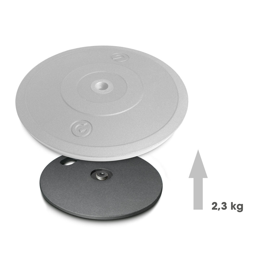 Gravity MS 2 WP - Vektplate til mikrofonstativer med rund fot