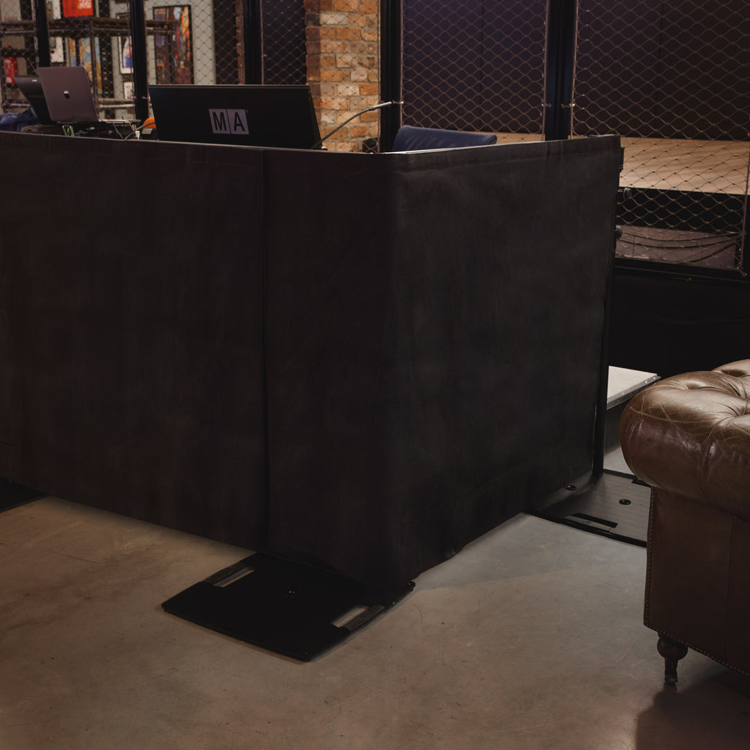Gravity PAD T M - Mellomlang horisontal teleskopisk tverrstang for Pipe and Drape-gardinsystem