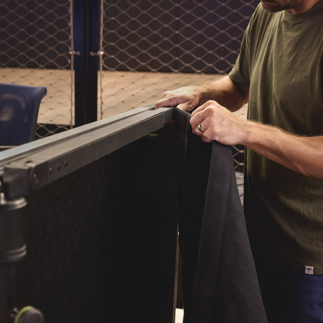 Gravity PAD T S – Kort horisontal teleskopisk tverrstang for Pipe and Drape-gardinsystem
