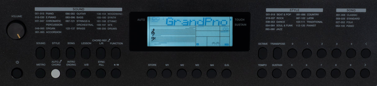 Grooveland E449 Keyboard Startpakke