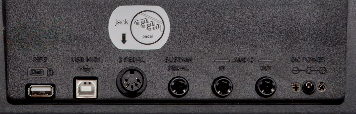Grooveland P450 Elektrisk Piano Pack (Sort)