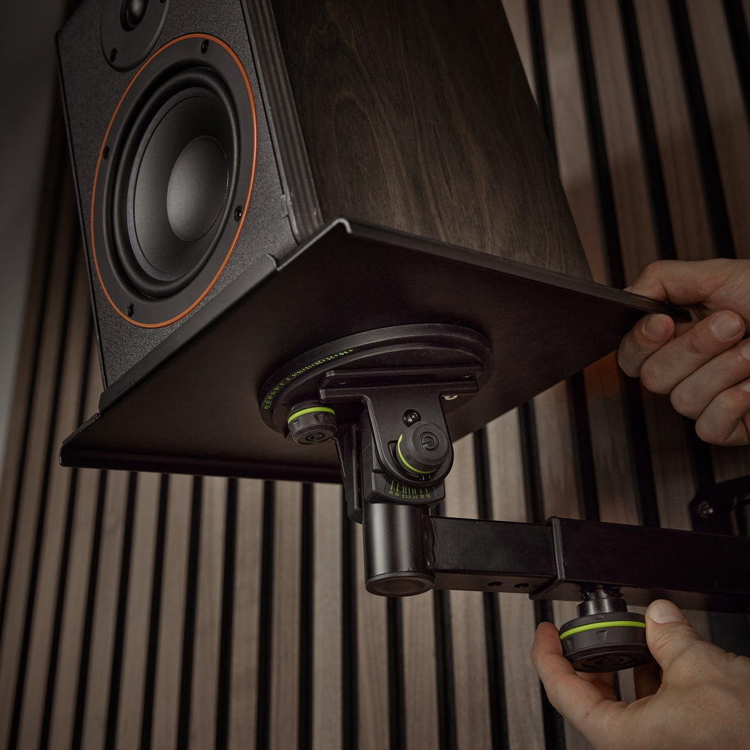 Gravity SP WM 1 B – Veggfeste for studiomonitorer med mulighet for vipping og dreining